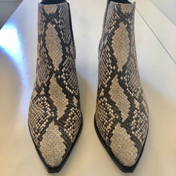 Marc Fisher Snakeskin booties - Picture 3 of 3